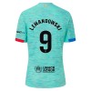 Maglia ufficiale Barcellona Lewandowski 9 Alternativa 2023-24 per Bambino